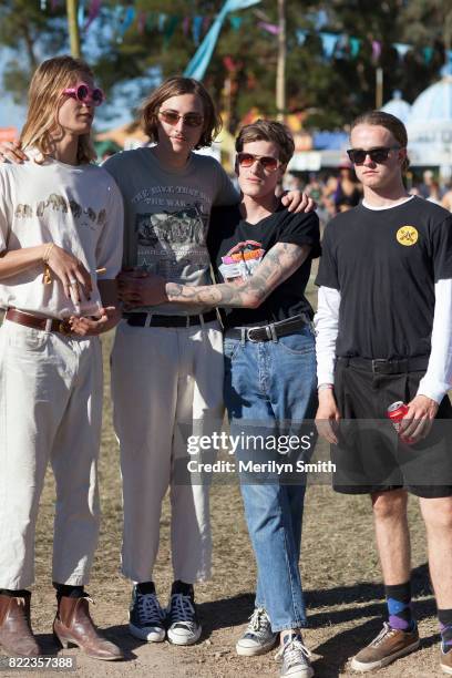 Festival fashion during Splendour in the Grass 2017 on July 23, 2017 in Byron Bay, Australia.