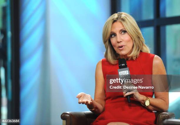 Journalist and author Alisyn Camerota attends Build to discuss her new book 'Amanda Wakes Up' at Build Studio on July 25, 2017 in New York City.