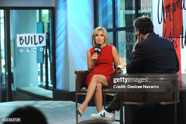 Journalist and author Alisyn Camerota attends Build to discuss her new book 'Amanda Wakes Up' at Build Studio on July 25, 2017 in New York City.