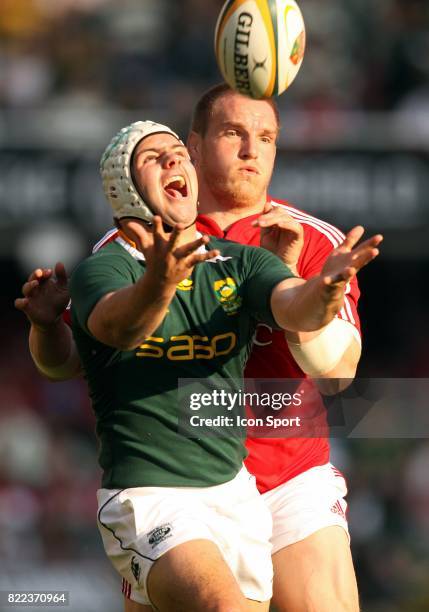 Heinrich BRUSSOW / Gethin JENKINS - - Afrique du Sud / Lions Britanniques - Test match - Durban,