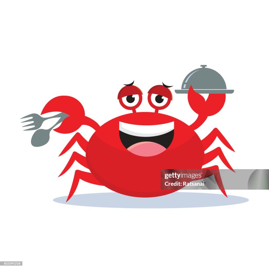 Crab cartoon