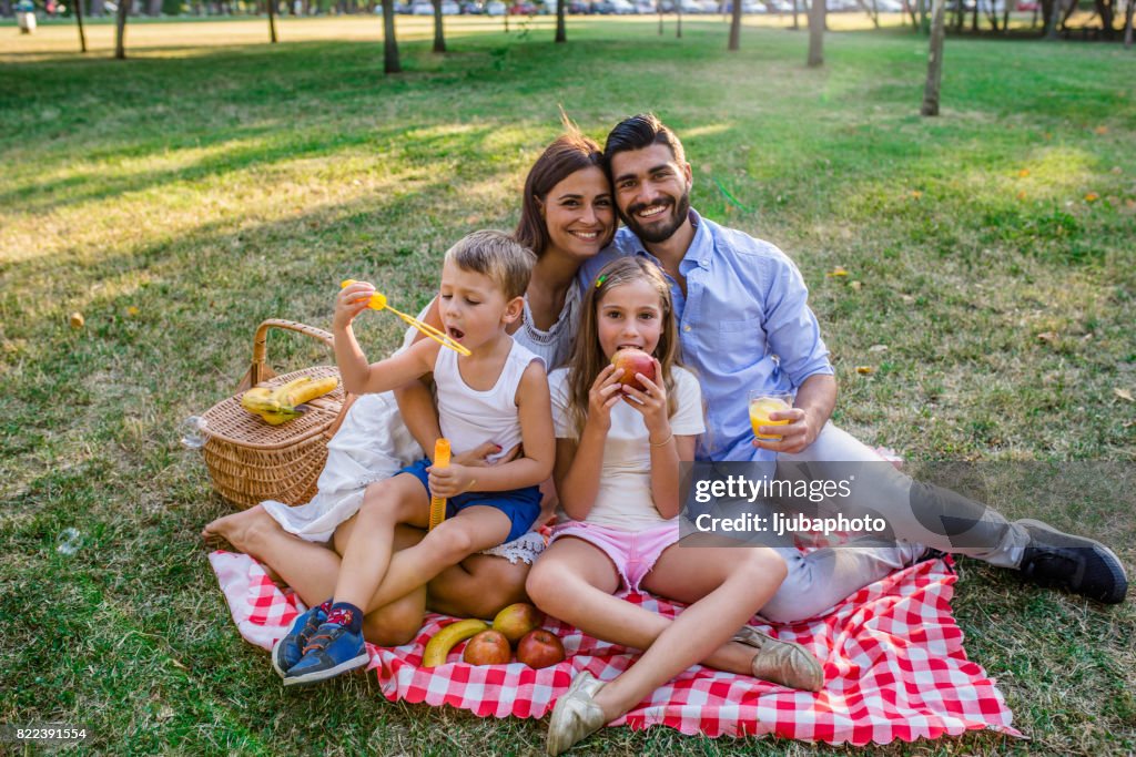 Eating Apples on a Picnic