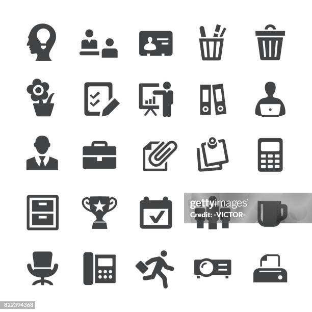 business-office-symbole - smart-serie - moving office stock-grafiken, -clipart, -cartoons und -symbole