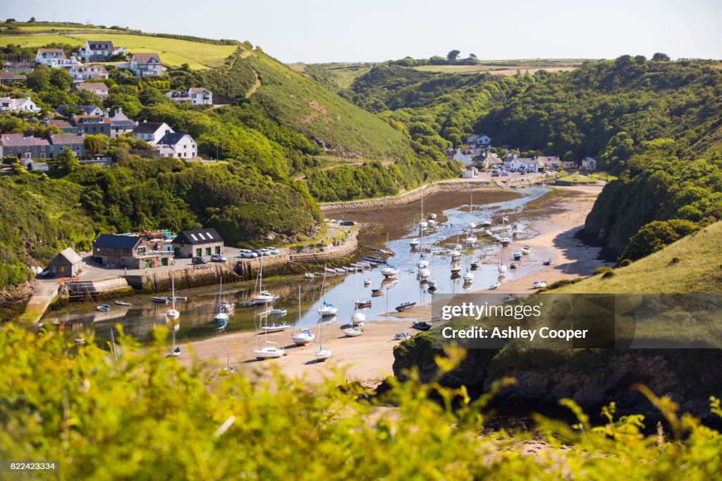 Solva harbour, Pembrokeshire, Wales, UK.