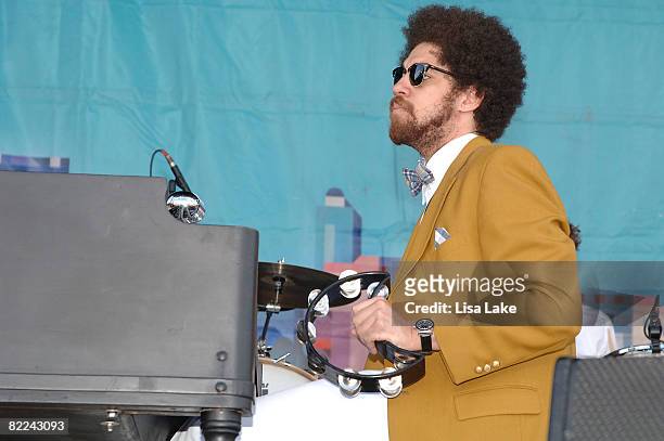Danger Mouse of Gnarls Barkley performs at American Eagle Outfitters New American Music Union Festival at Pittsburgh's Southside Works on August 9,...