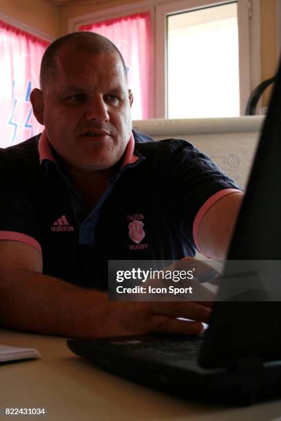 Ewen McKENZIE - - Visionnage du match de la veille Stade Francais / Perpignan - 1/2 finale du Top 14 - Stade Jean Bouin - Paris,