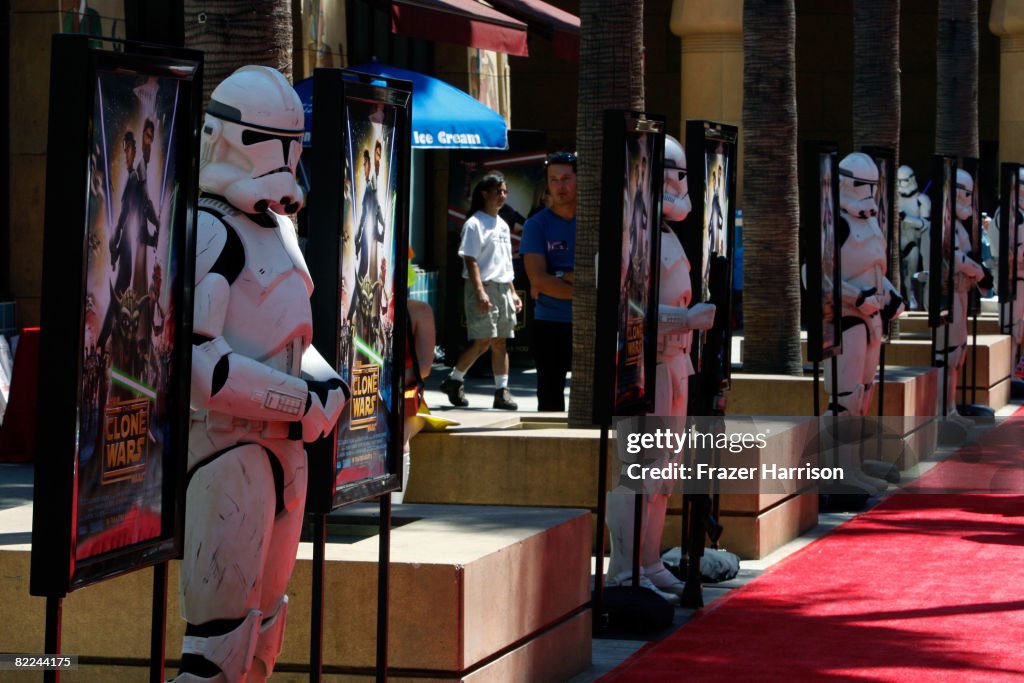 Premiere Of Warner Bros. "Star Wars: The Clone Wars" - Arrivals
