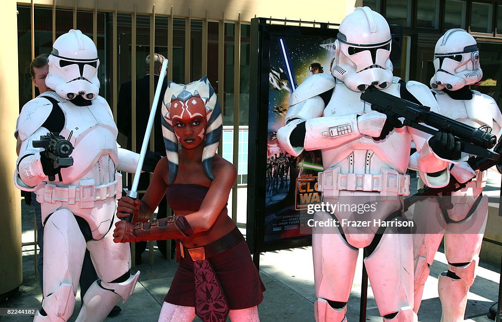 Premiere Of Warner Bros. "Star Wars: The Clone Wars" - Arrivals