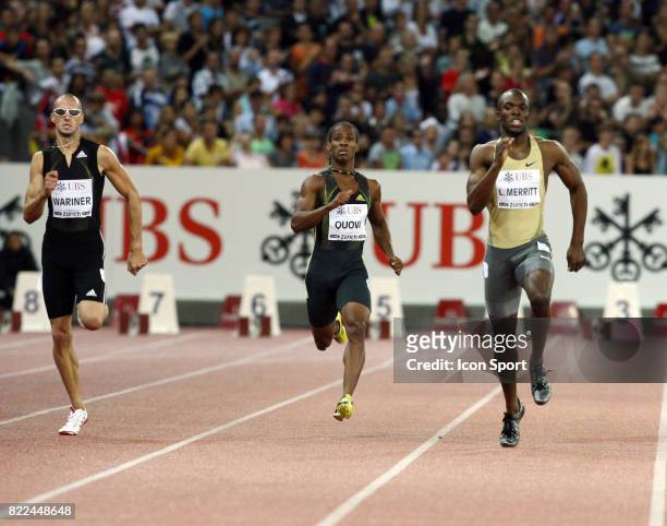 Jeremy Wariner / Lashawn Merritt - - 400m - Golden League - Meeting de Zurich,