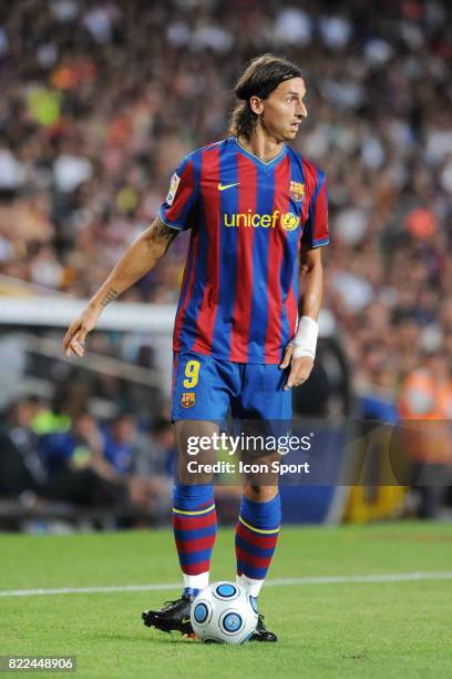 Zlatan IBRAHIMOVIC - - Barcelone / Athletic Bilbao - Supercoupe d'Espagne - match retour - Camp Nou - Barcelone - Espagne,