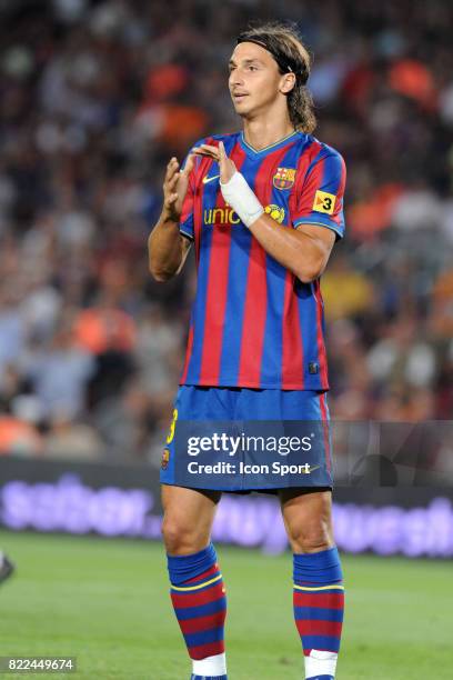 Zlatan IBRAHIMOVIC - - Barcelone / Athletic Bilbao - Supercoupe d'Espagne - match retour - Camp Nou - Barcelone - Espagne,