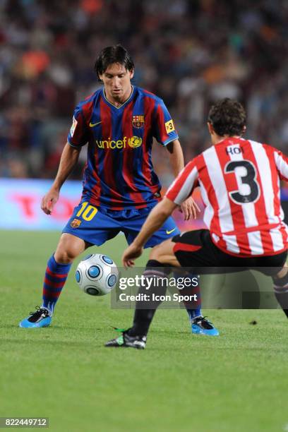 Lionel MESSI - - Barcelone / Athletic Bilbao - Supercoupe d'Espagne - match retour - Camp Nou - Barcelone - Espagne,