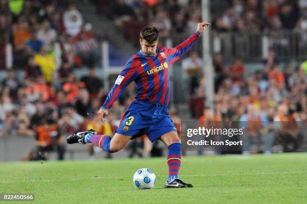 Gerard PIQUE - - Barcelone / Athletic Bilbao - Supercoupe d'Espagne - match retour - Camp Nou - Barcelone - Espagne,
