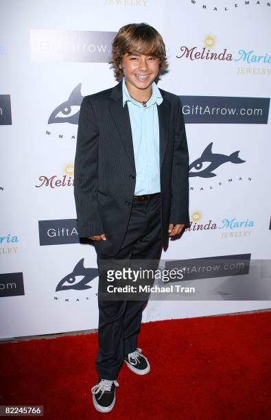 Actor Jansen Panettiere arrives at The Whaleman Foundation Benefit held at Beso Restaurant on August 10, 2008 in Hollywood, California.