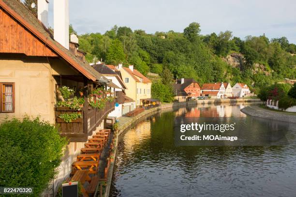 cesky krumlov, czech republic, europe - czech republic castle stock pictures, royalty-free photos & images