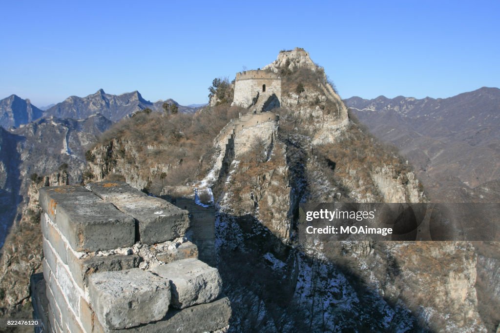 Snow over the Great Wall