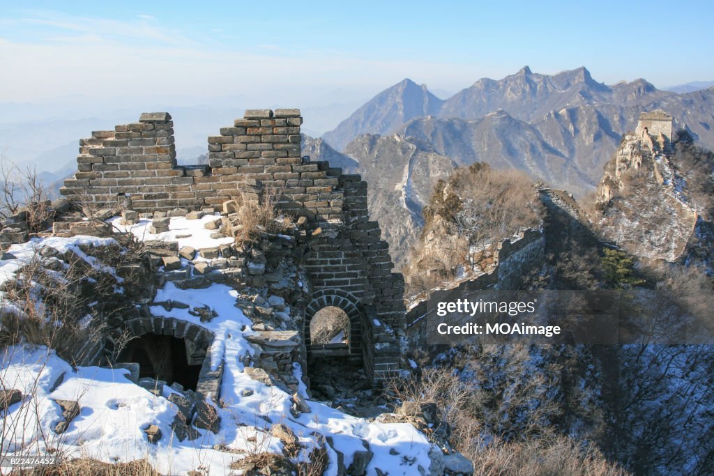 Snow over the Great Wall