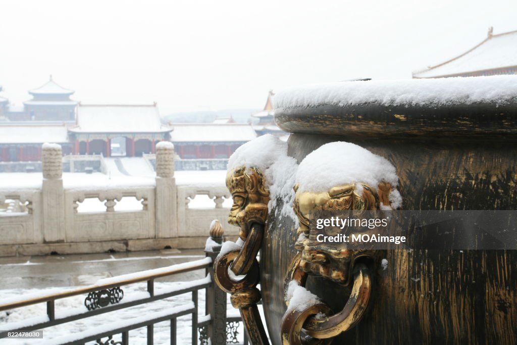 Snow over the Forbidden City