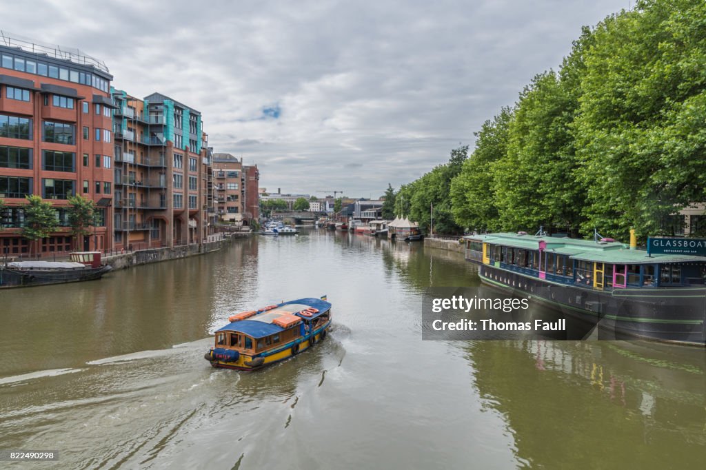 Ferry boat on the river in Bristol