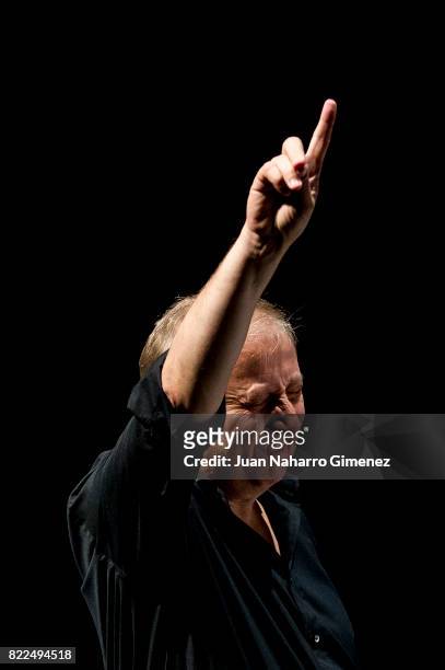 Wim Mertens performs on stage at Circo Price on July 25, 2017 in Madrid, Spain.