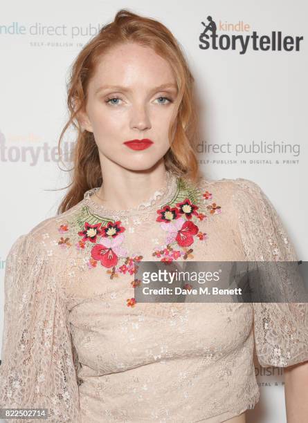 Lily Cole attends the Kindle Storyteller Award ceremony 2017, recognising newly published work in the English language across any genre selected by a...