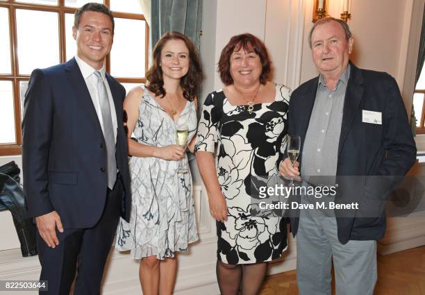 James Ross, Louise Ross, Rachel Abbott and David Donachie attend the Kindle Storyteller Award ceremony 2017, recognising newly published work in the...