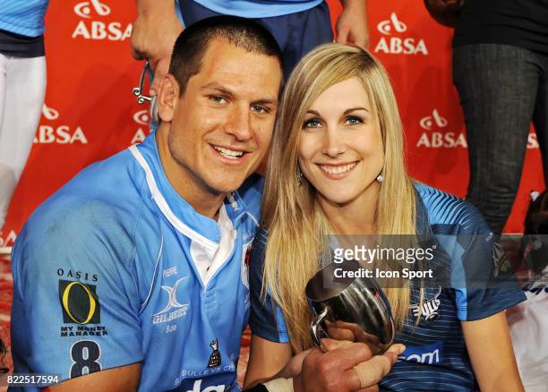Pierre SPIES et sa femme - - Blue Bulls / Cheetahs - Currie Cup - Lotus Pretoria,