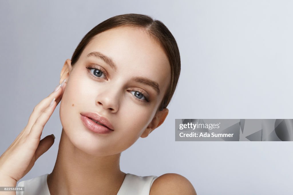 Beauty shot of a young woman