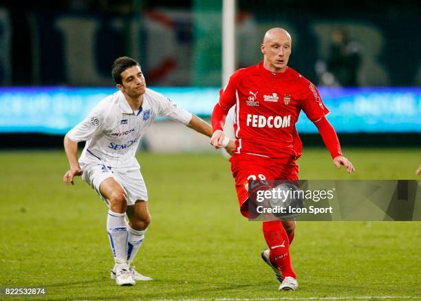 Sebastien PUYGRENIER - - Auxerre / Monaco - 14e journee Ligue 1 - Stade Abbe Deschamps,