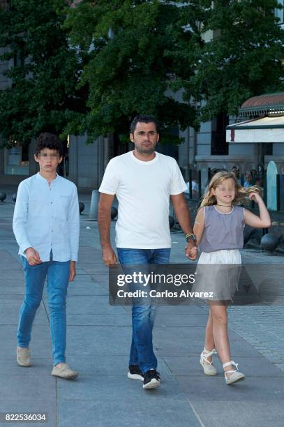 Emiliano Suarez attends the Zucchero concert at the Royal Teather on July 25, 2017 in Madrid, Spain.