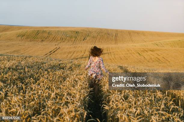Running In Field 543 Model Running Through Field Stock Photos, High-Res Pictures, and ...