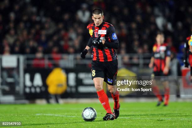 Johan RAMARE - - Boulogne / PSG - 14 eme journee de Ligue 1 - match en retard - Stade de la Liberation - Boulogne sur Mer