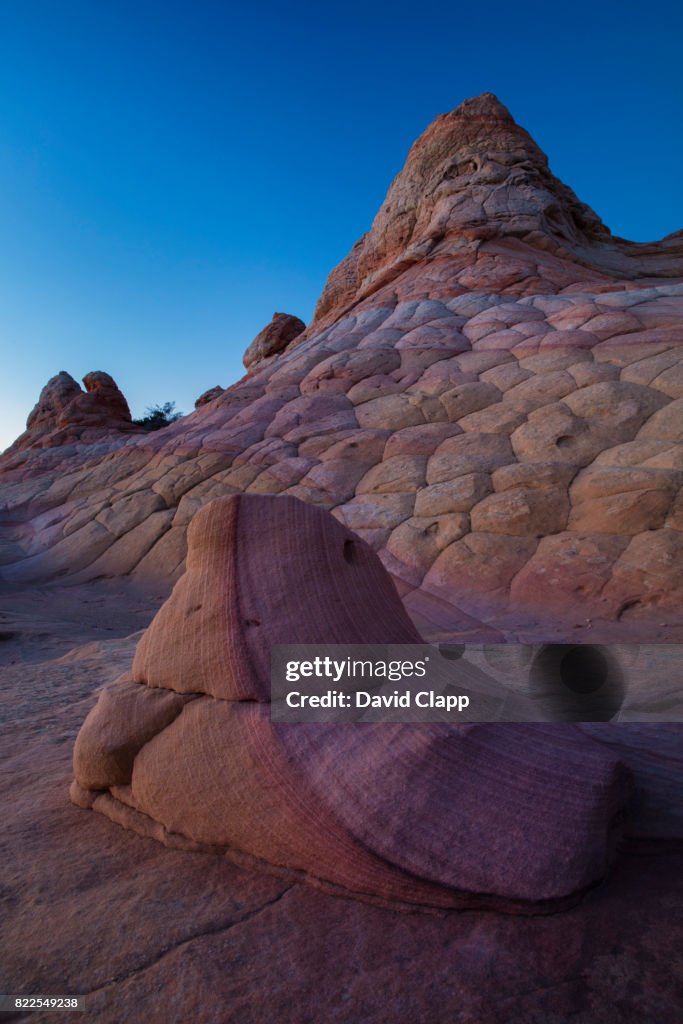 Dusk in Coyote Buttes South, Arizona, USA