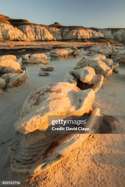 bisti badlands, new mexico, usa - farmington new mexico stock pictures, royalty-free photos & images