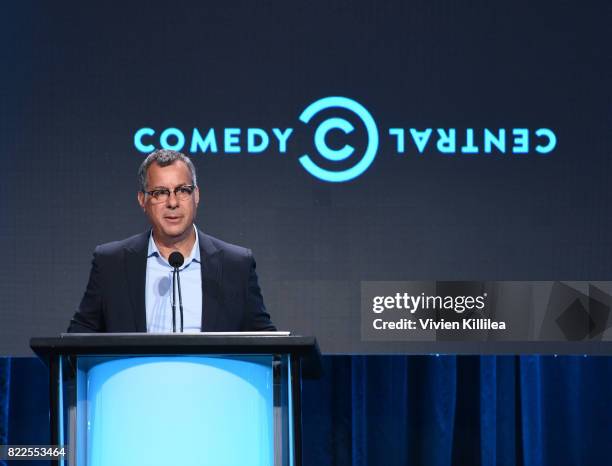 President of Comedy Central Kent Alterman speaks at Viacom TCA Summer 2017 on July 25, 2017 in Beverly Hills, California.