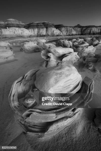 bisti badlands, new mexico, usa - farmington new mexico stock pictures, royalty-free photos & images