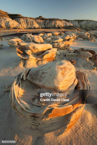 bisti badlands, new mexico, usa - farmington new mexico stock pictures, royalty-free photos & images