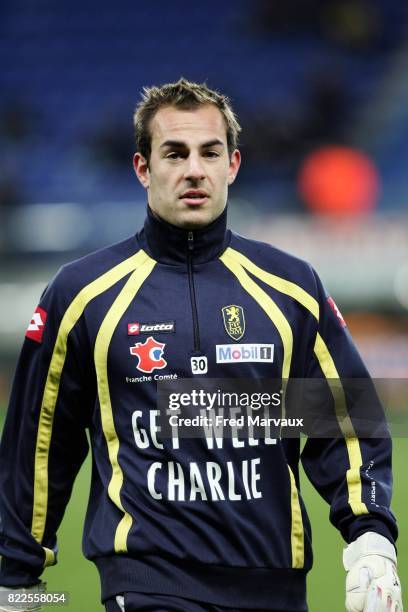 Maillot Charlie DAVIES - Matthieu DREYER - - Sochaux / Grenoble - 17e journee Ligue 1 - Stade Bonal - Sochaux,