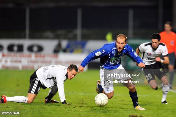Baptiste ANZIANI - - Vannes / Bastia - 18eme ournee de Ligue 2 - Stade de la Rabine - Vannes,