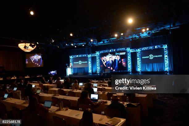 President of Comedy Central Kent Alterman speaks at Viacom TCA Summer 2017 on July 25, 2017 in Beverly Hills, California.