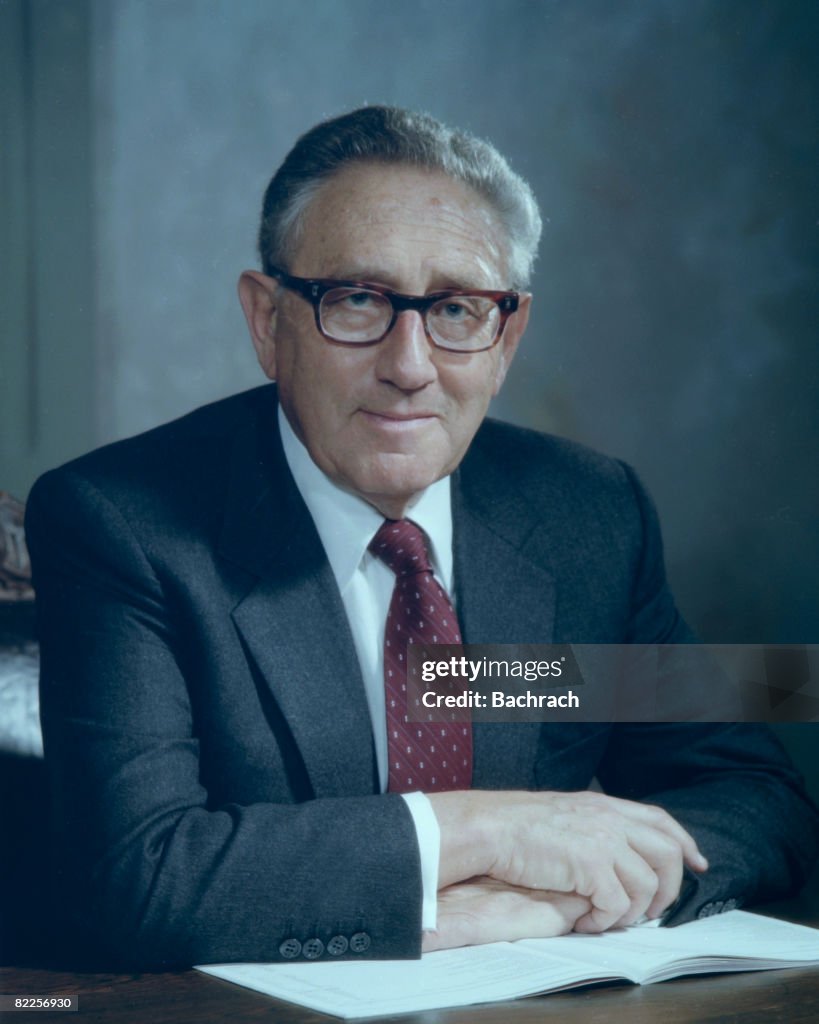 Portrait Of Henry Kissinger