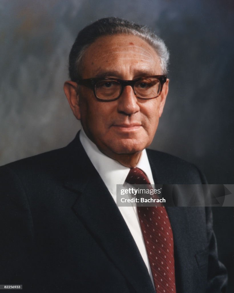 Portrait Of Henry Kissinger