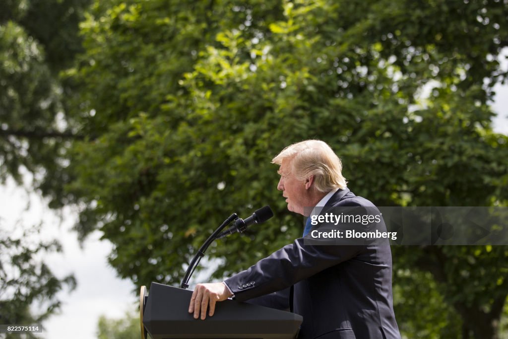 President Trump Hosts Lebanonese Prime Minister Saad Hariri At The White House