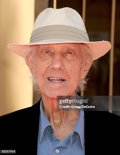 Actor Ian Abercrombie arrives at the U.S. Premiere Of "Star Wars: The Clone Wars" at the Egyptian Theatre on August 10, 2008 in Hollywood, California.
