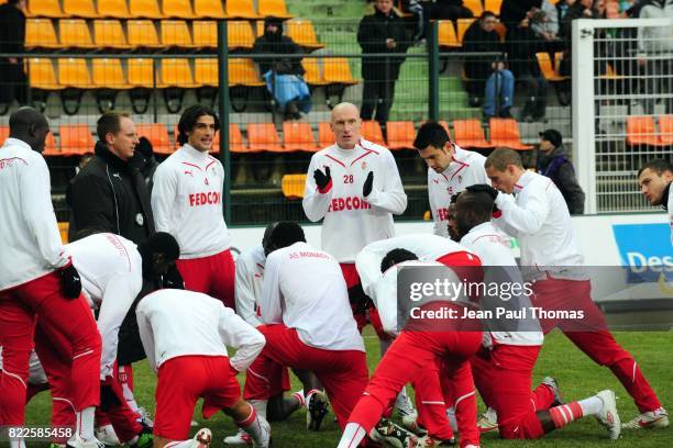 Equipe Monaco / Sebastien PUYGRENIER - - Saint Etienne / Monaco - 23eme journee de Ligue 1 ,