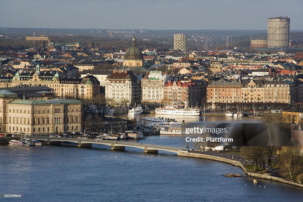 View of Stockholm Sweden.