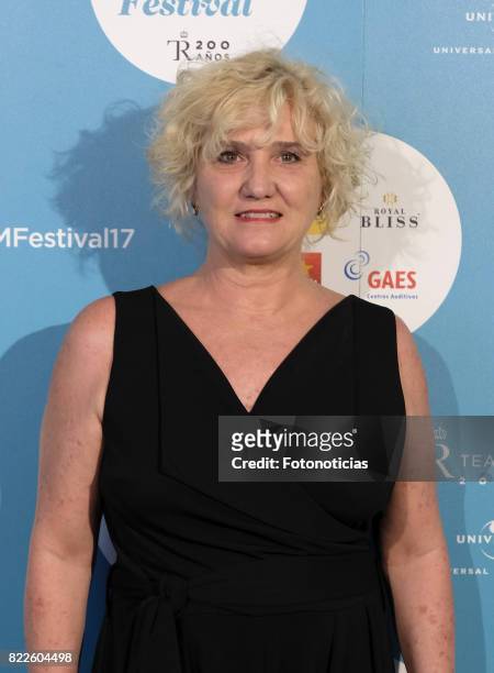 Ana Wagener attends the Zucchero's Universal Music Festival concert at The Royal Theater on July 25, 2017 in Madrid, Spain.