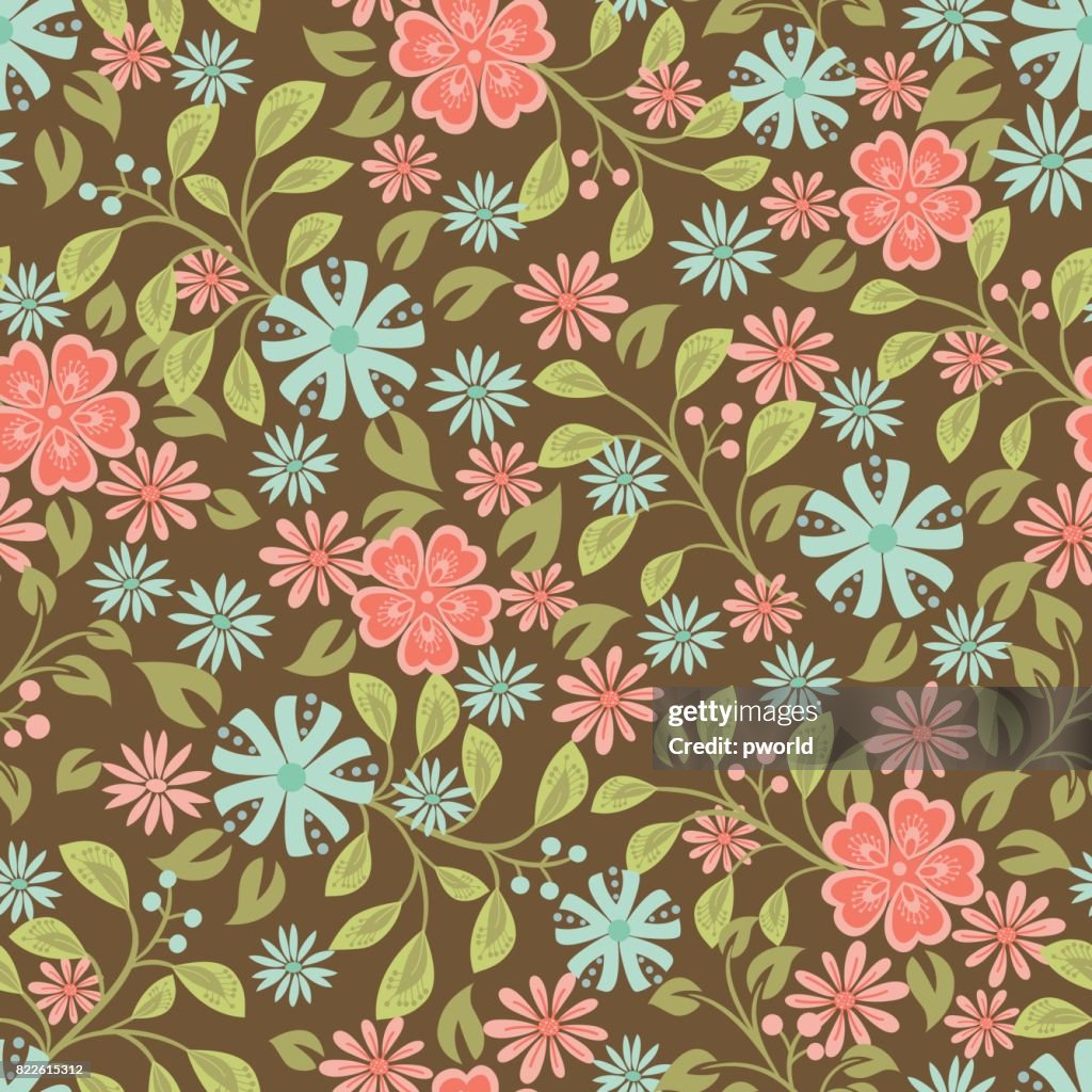 Floral seamless pattern.