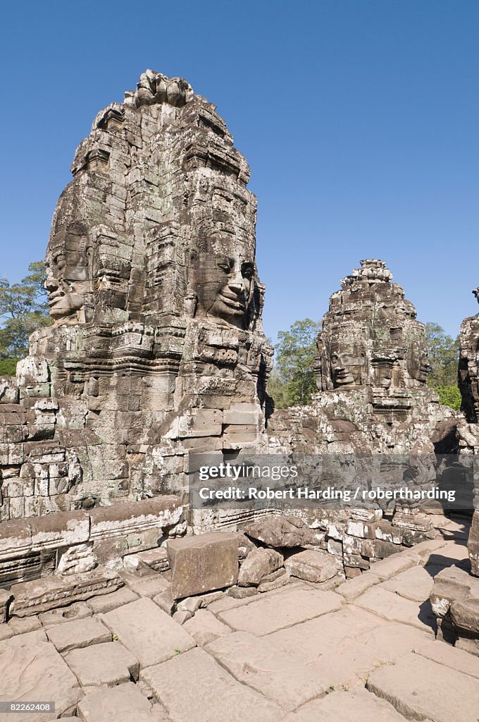 Bayon Temple, late 12th century, Buddhist, Angkor Thom, Angkor, UNESCO World Heritage Site, Siem Reap, Cambodia, Indochina, Southeast Asia, Asia