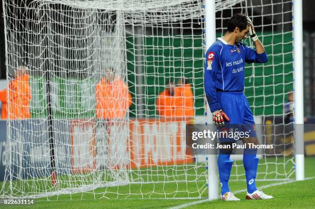 Lionel LETIZI - - Saint etienne / Nice - Coupe de la Ligue 2009/2010 -